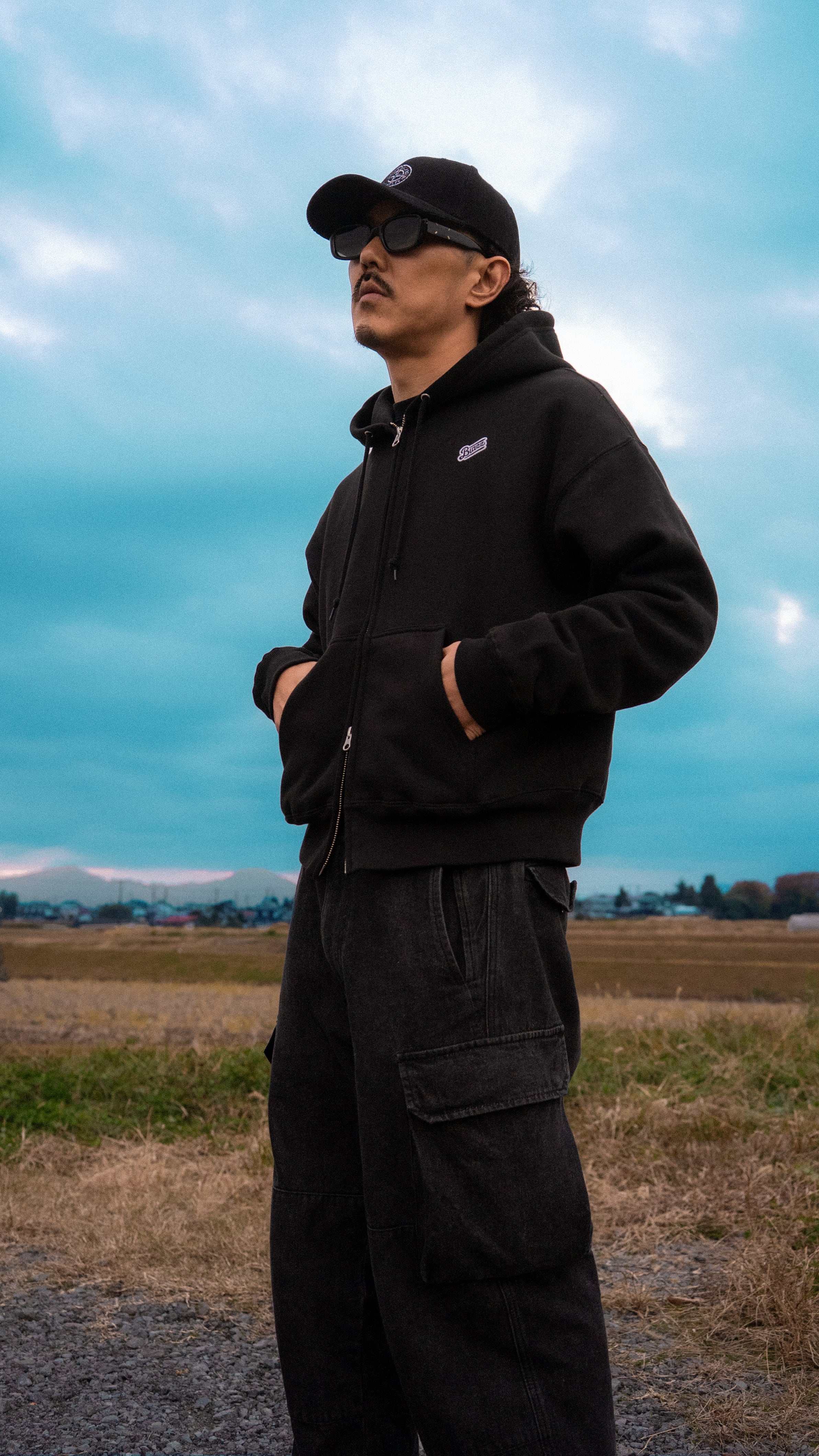 Fu-ji Blazz Zipup Hoodie [Black] | blazz works