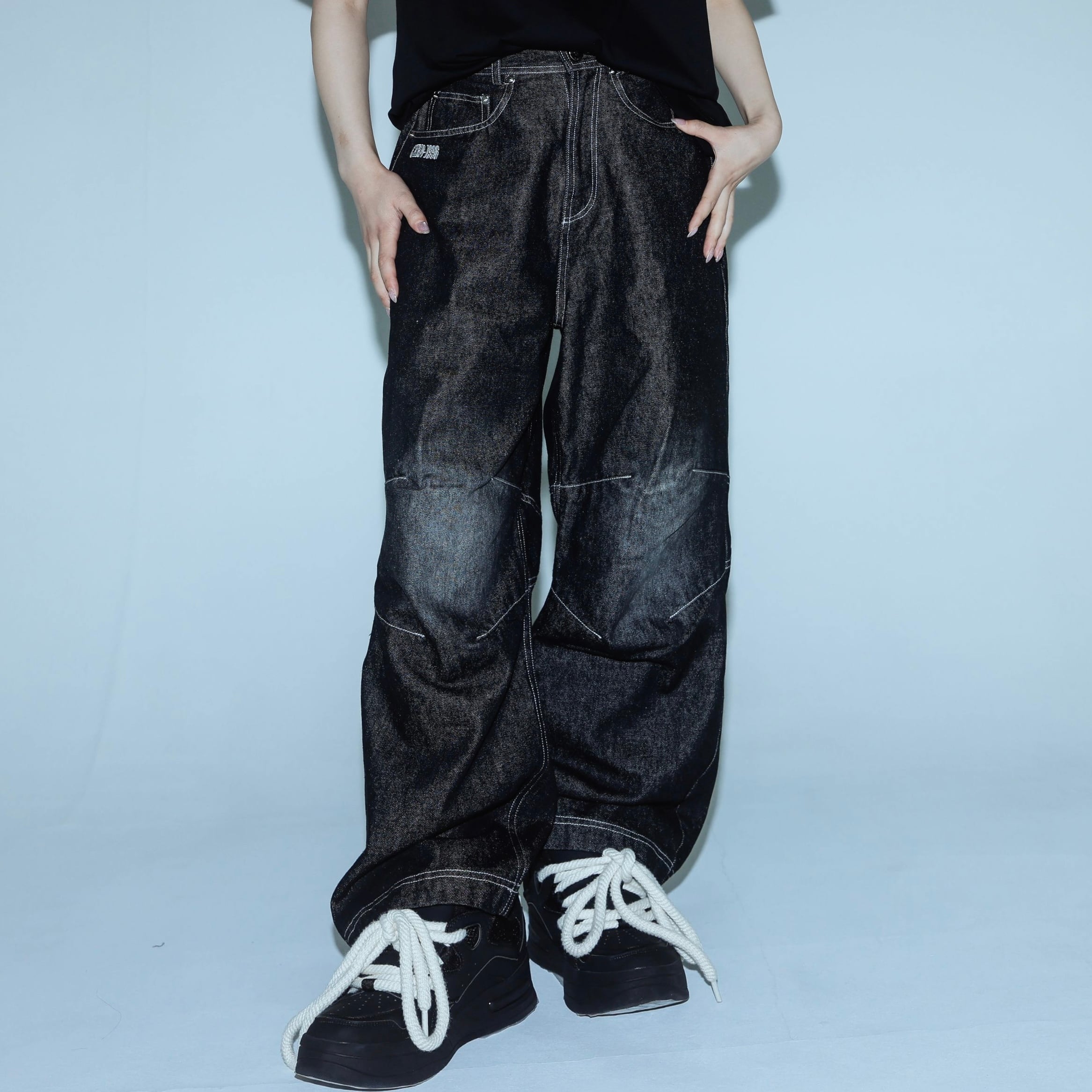 コーティング ダメージ デニム ジャケッdarkopium INDIGO DENIM | CHRONOIZM