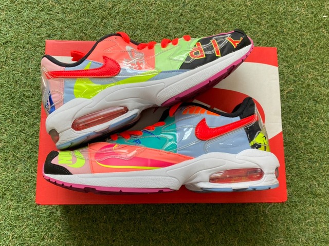 NIKE × atmos AIR MAX2 LIGHT QS BRIGHT CRIMSON CJ6200-001 27cm 286659