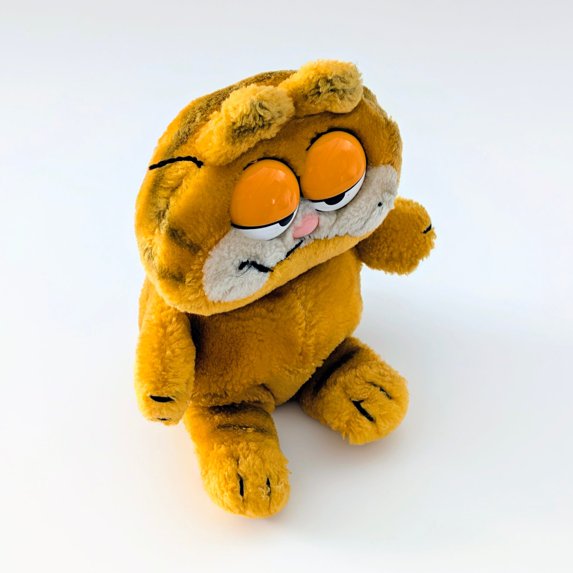 ☆ VINTAGE 1980年代初期 ☆【 Garfield ( ガーフィールド ) 】ビーンぬいぐるみ / プラッシュ / plush / 1980年代年製 〚アメリカン雑貨 アメトイ〛