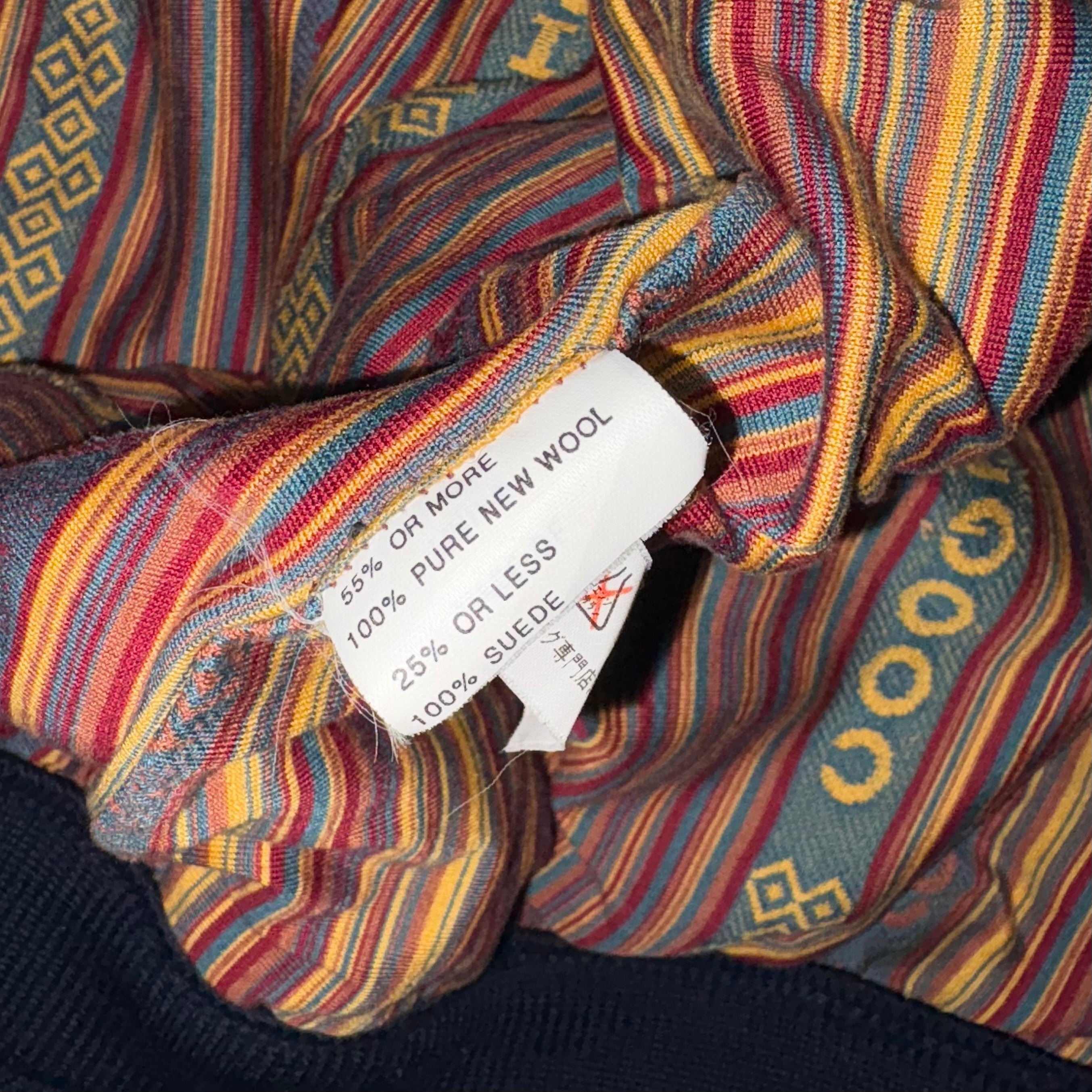 COOGI 3D knit × leather riders jacket | NOIR ONLINE