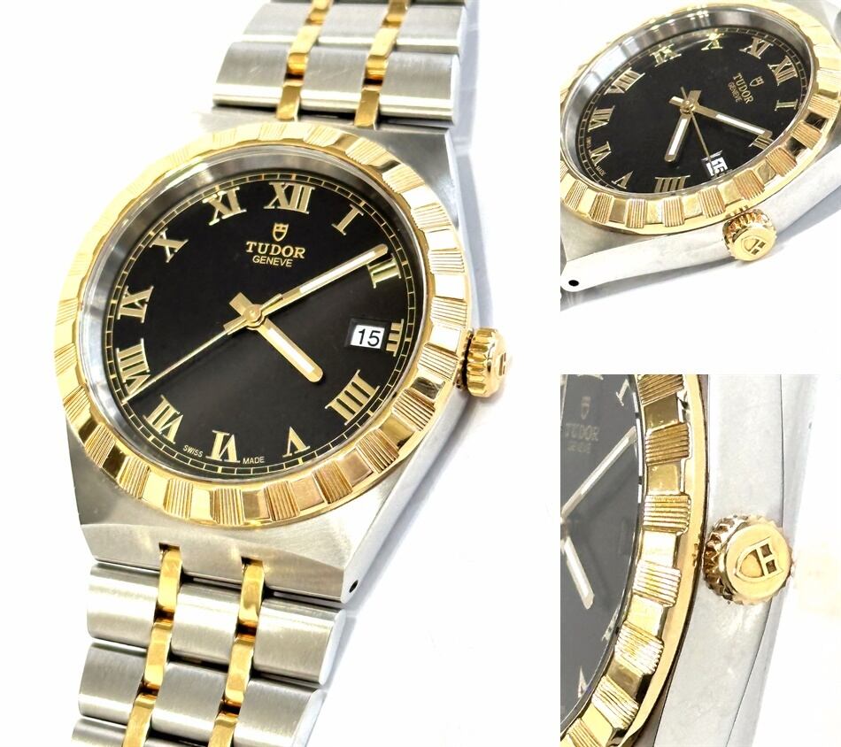 TUDOR ROYAL チューダー ロイヤル デイト 38mm ブラックダイヤル 38