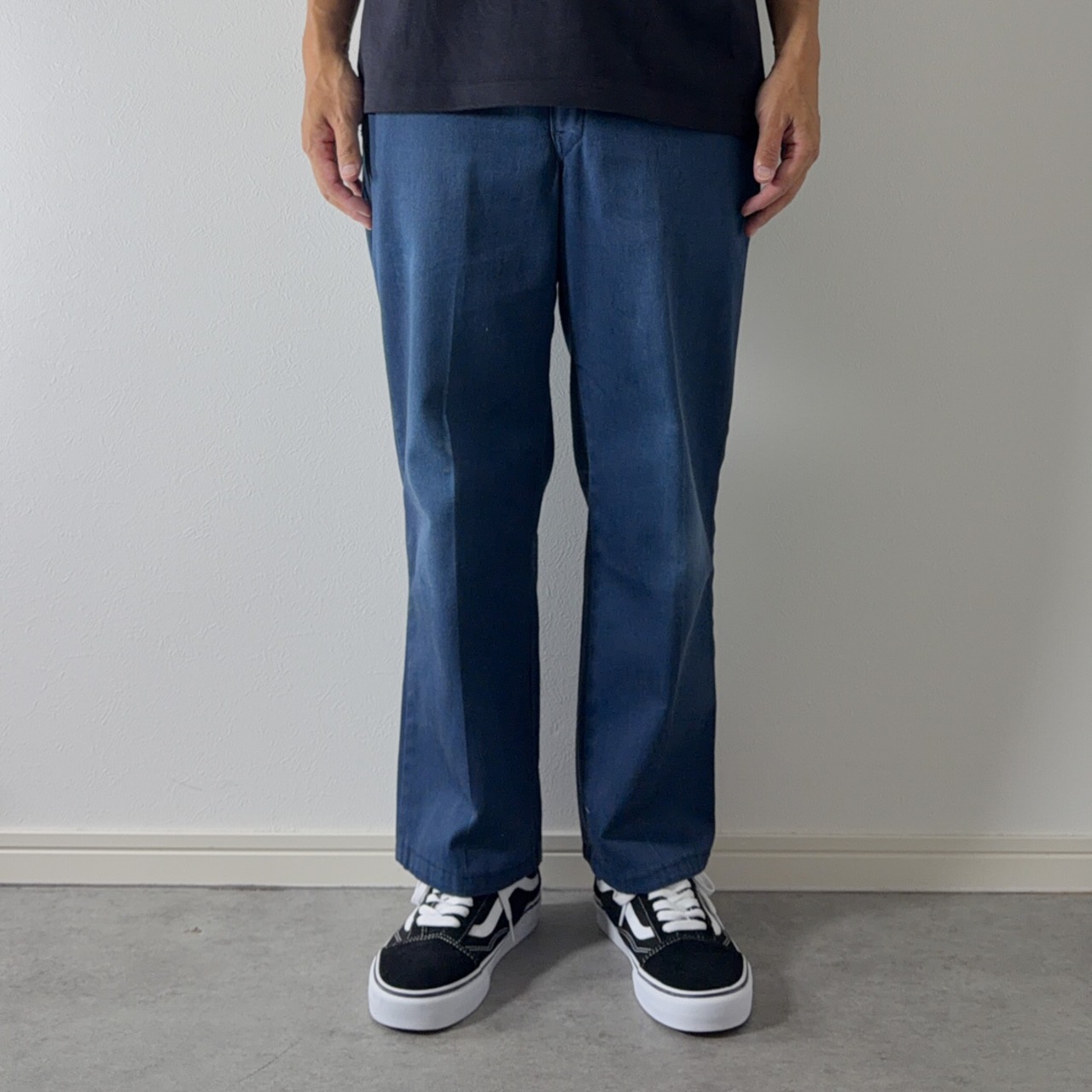 80s Dickies 874 work pants "made in USA" navy [W31L25.5相当] 古着 - 18