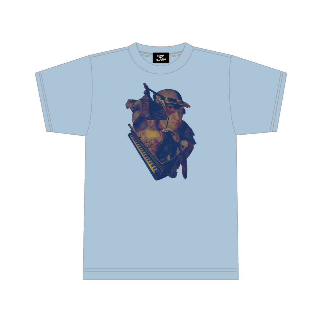 「マドモアゼル・モーツァルト」Tシャツ ＜ブルー＞ - 1