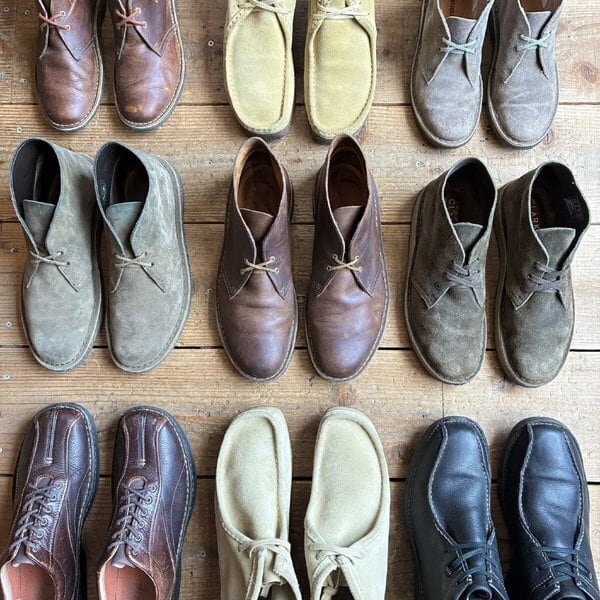 1点物◇クラークスCLARKSデザートブーツ革靴スエードレザーシューズ
