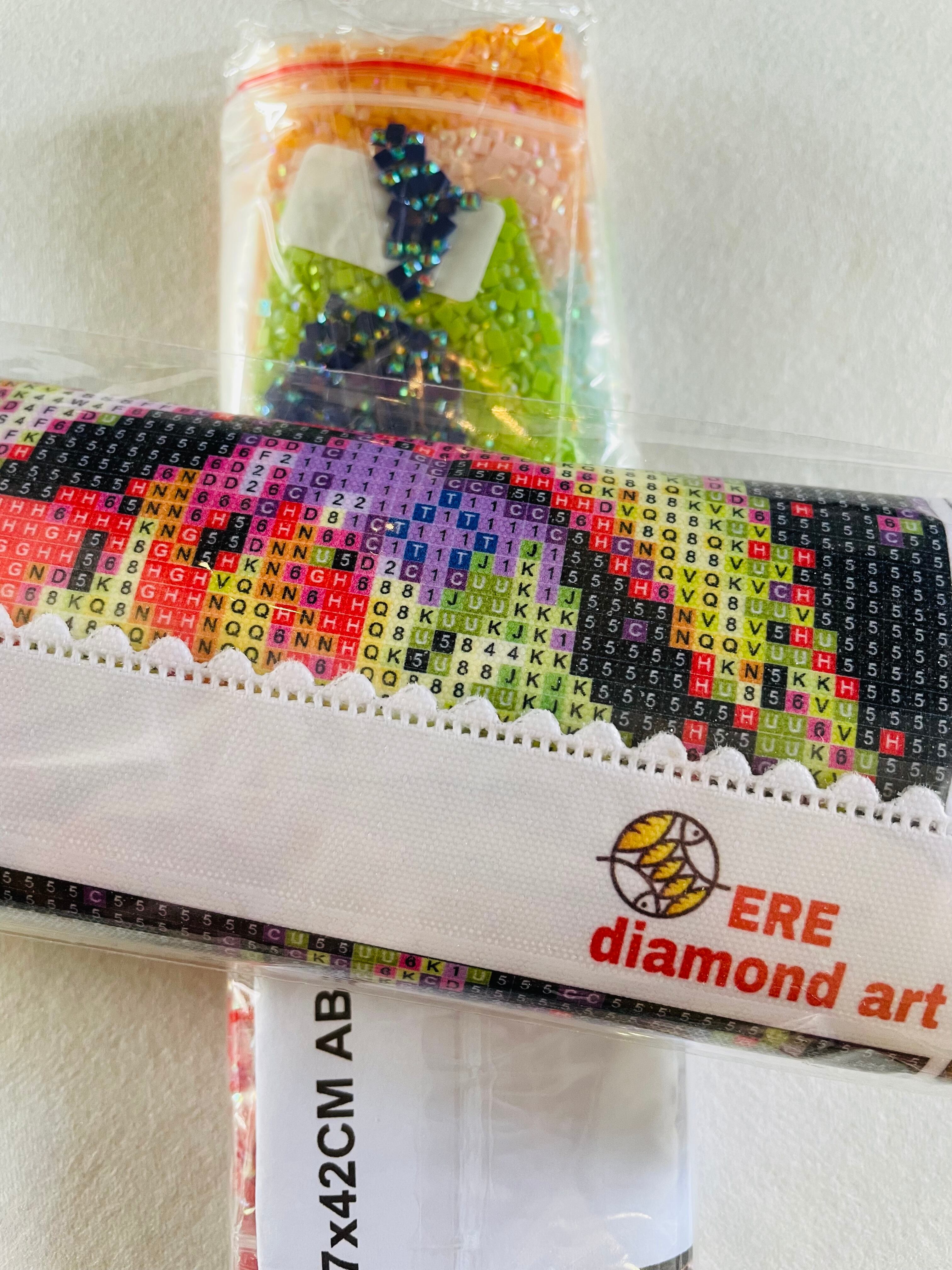 オーロラビーズ入りダイヤモンドアートキット A3 サンタクロース 四角