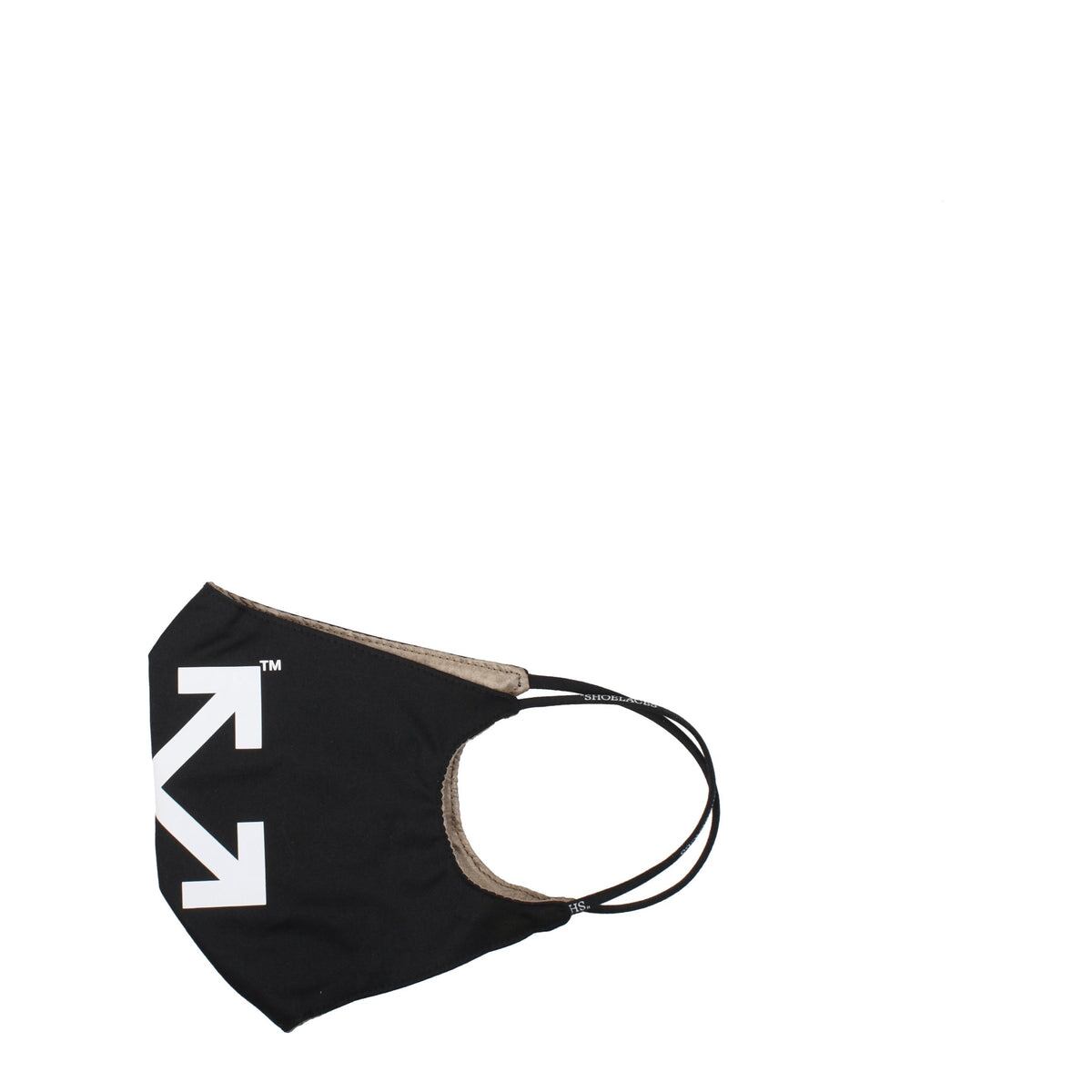 【新品】OFF-WHITE オフホワイト レディース マスク コットン ブラック OWRG002FAB0011001