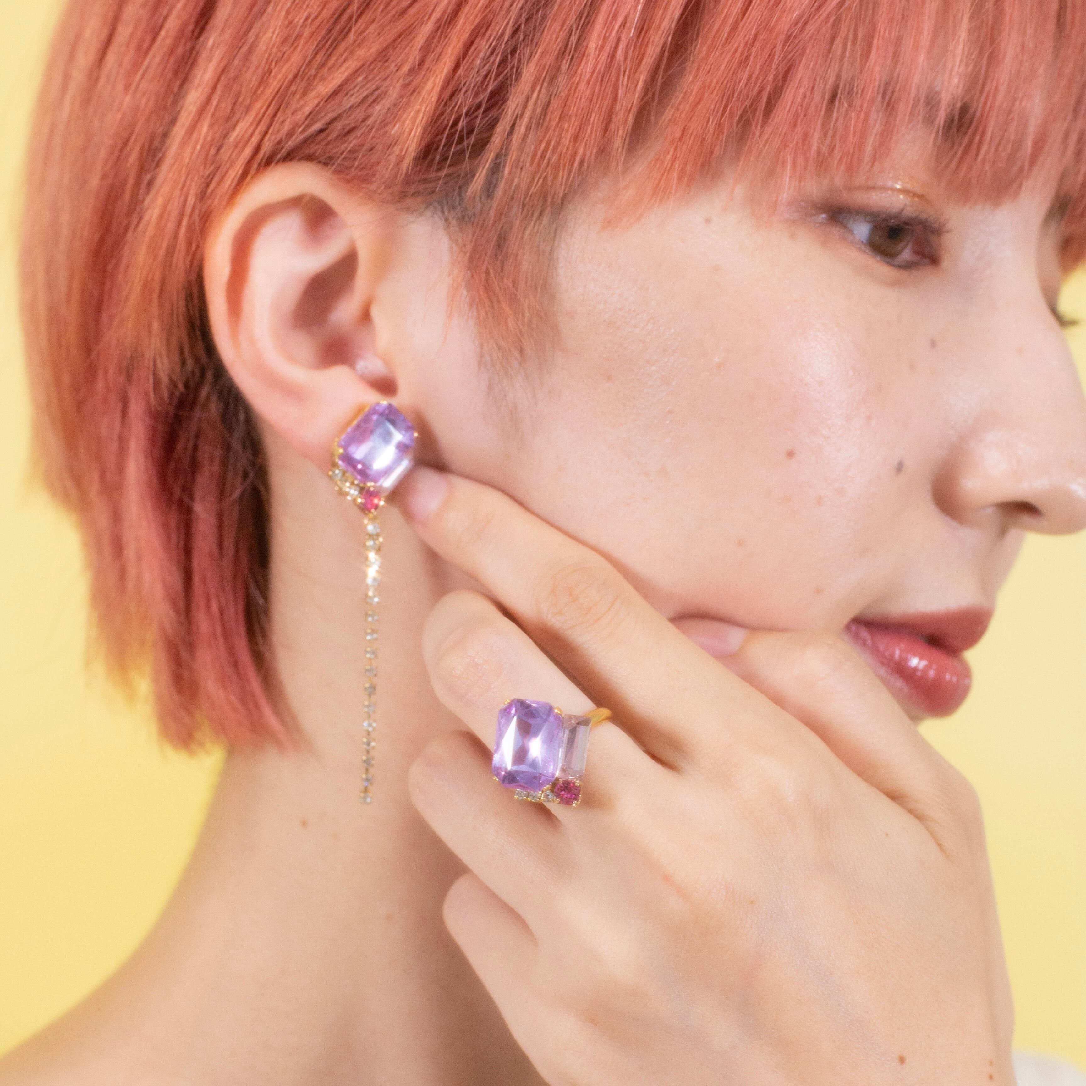 Candy rings (violet / F size)