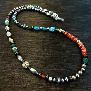 ブライト（Bright）ネックレス（Wave Spiny oyster）55cm