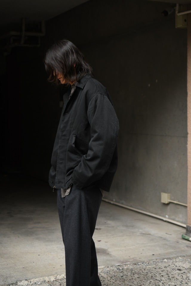 A.PRESSE / Vintage US NAVY N-4 Deck Jacket (Black)