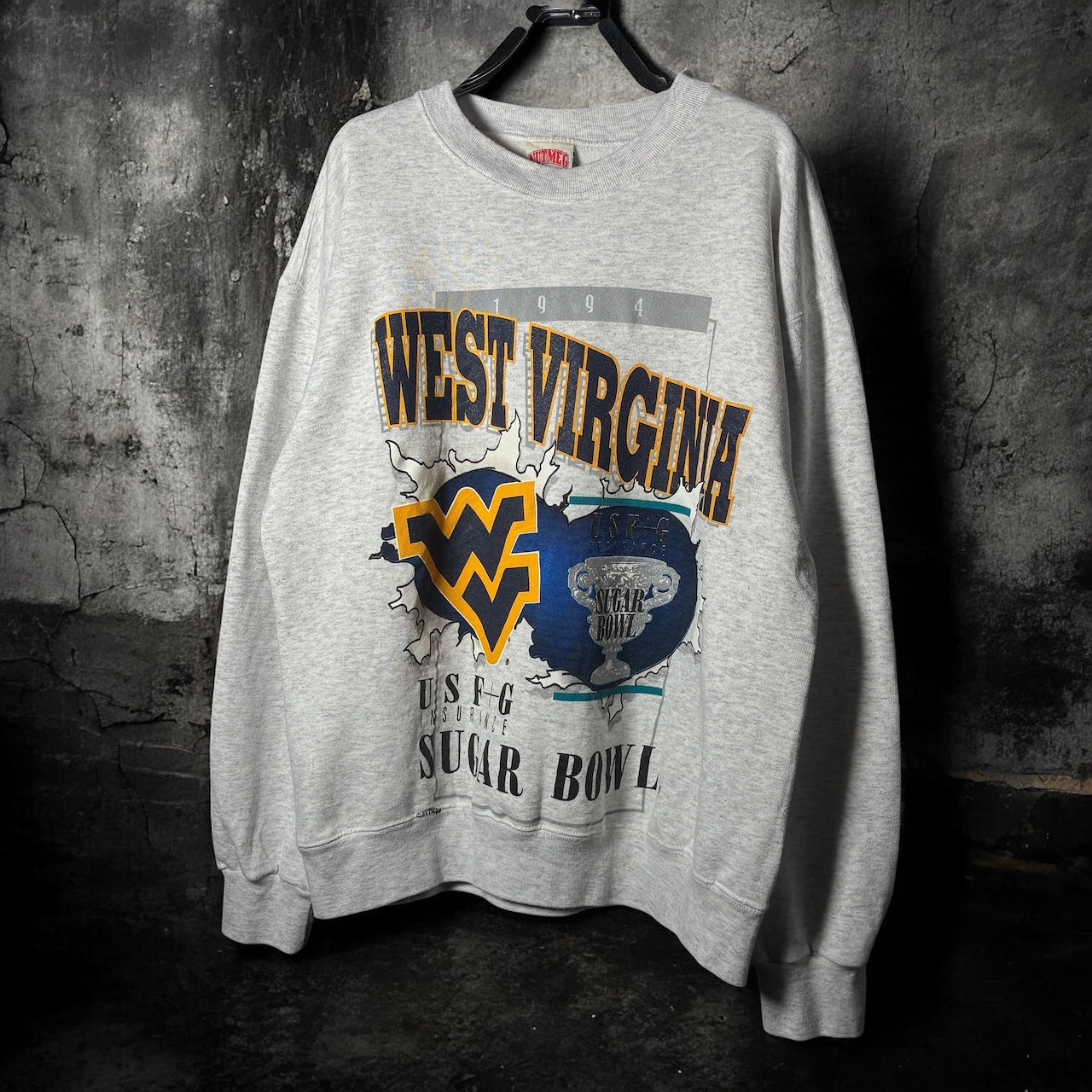 90s USA製 NUTMEG “WEST VIRGINIA” スウェット