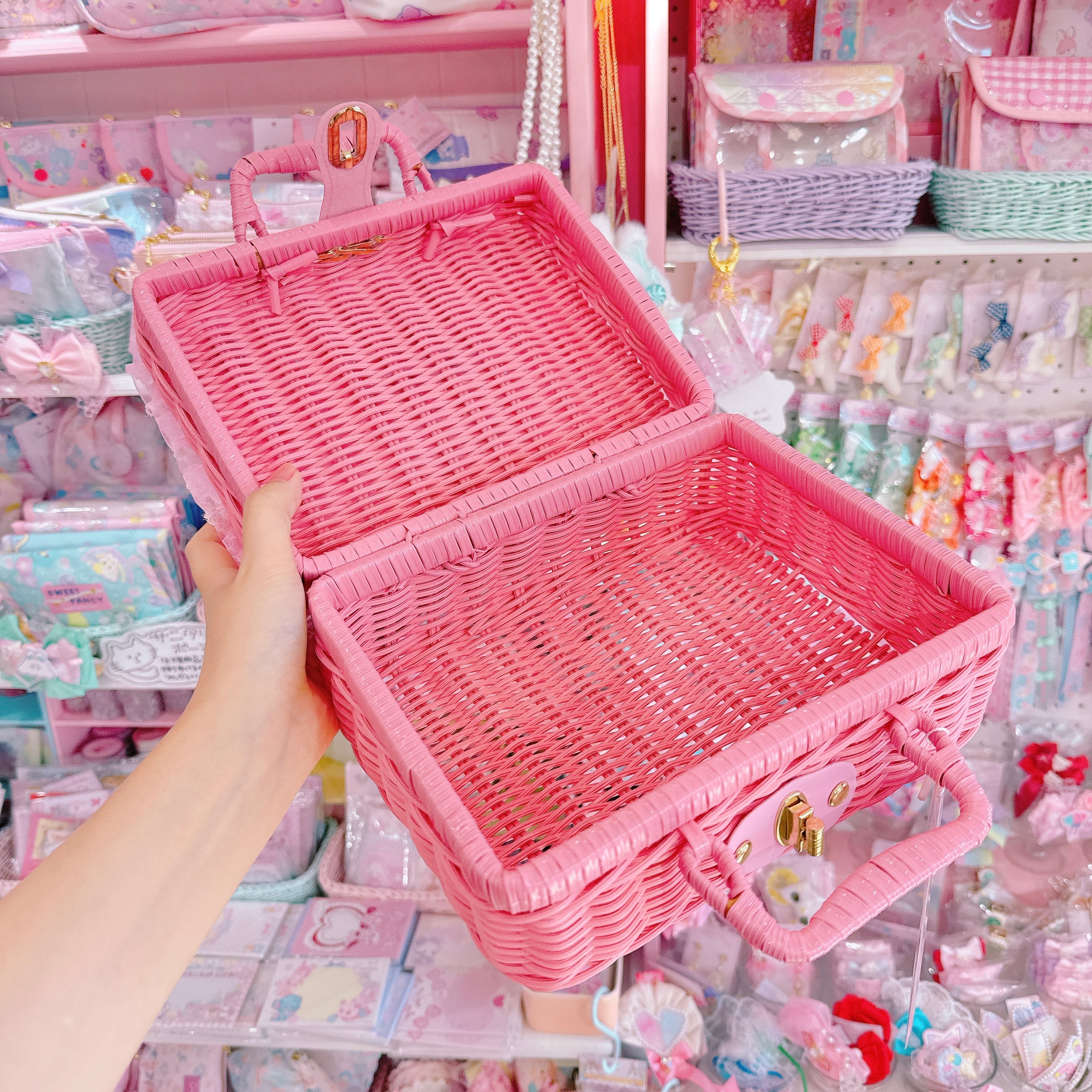 【G10】83-18ぬいぐるみバスケット