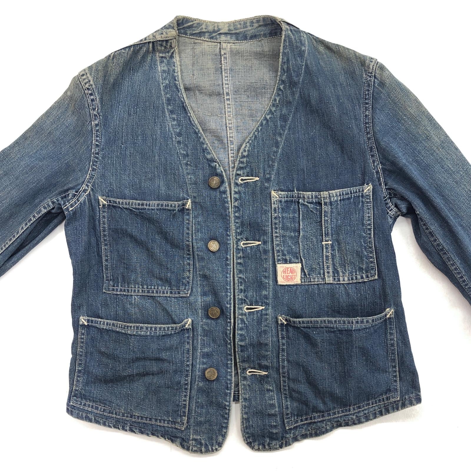 HEAD LIGHT ヘッドライト 40- 50年代 ENGINEER JACKET デニム