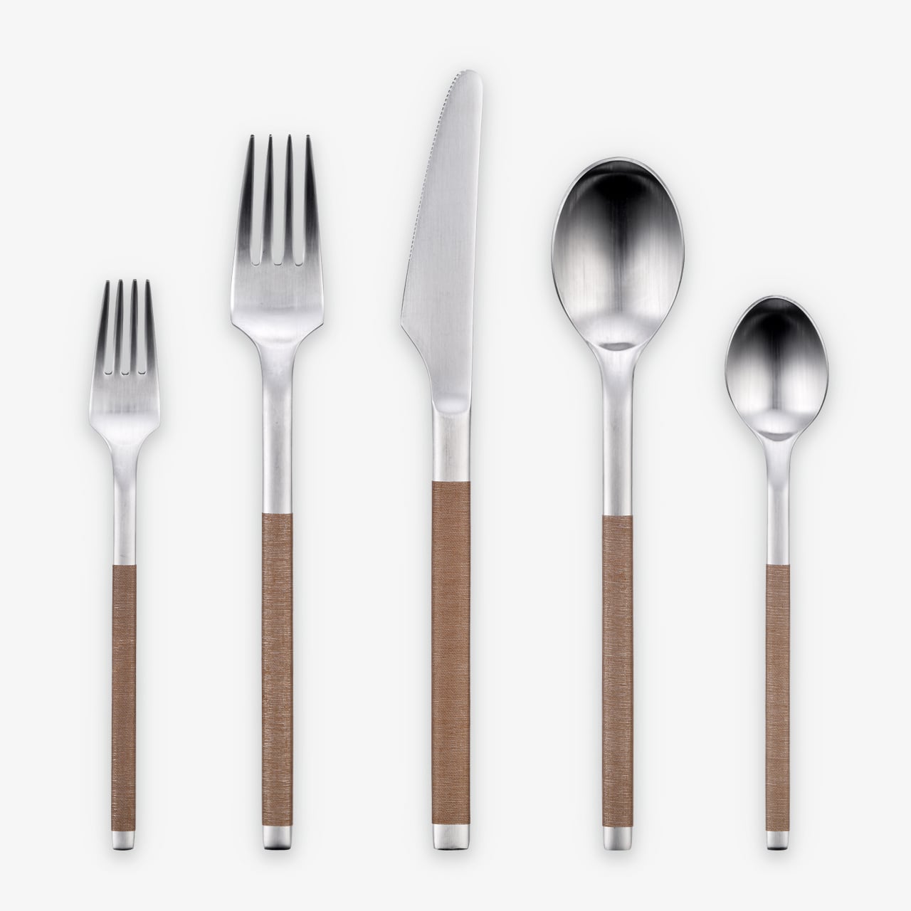 サクライ/布着せカトラリー/コージー色彩ディナーセット/デザート