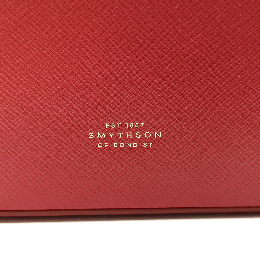 美品 スマイソン SMYTHSON バニティバッグ 03-23060410