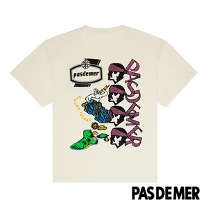 【PAS DE MER/パドゥメ】STONED ISLAND TEE Tシャツ / CREAM  / SS24-12139