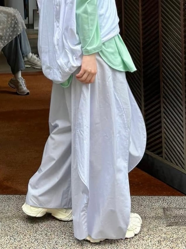 25SS】ENFOLD エンフォルド / WAVE DRAPE TROUSERS / パンツ | TRENT