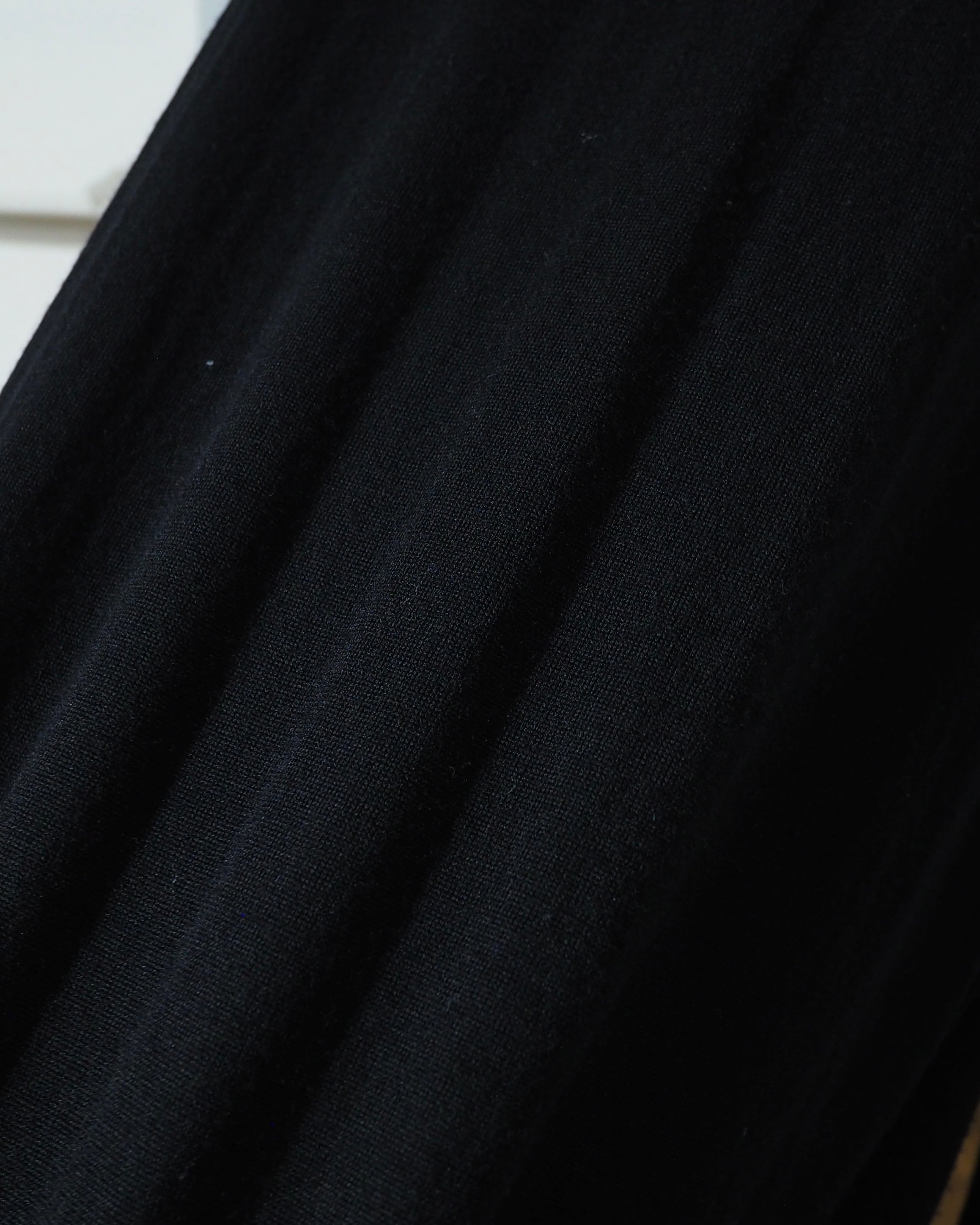 " Made in Italy - DOLCE&GABBANA " Black Lana Virgin Wool Knit Cardigan
