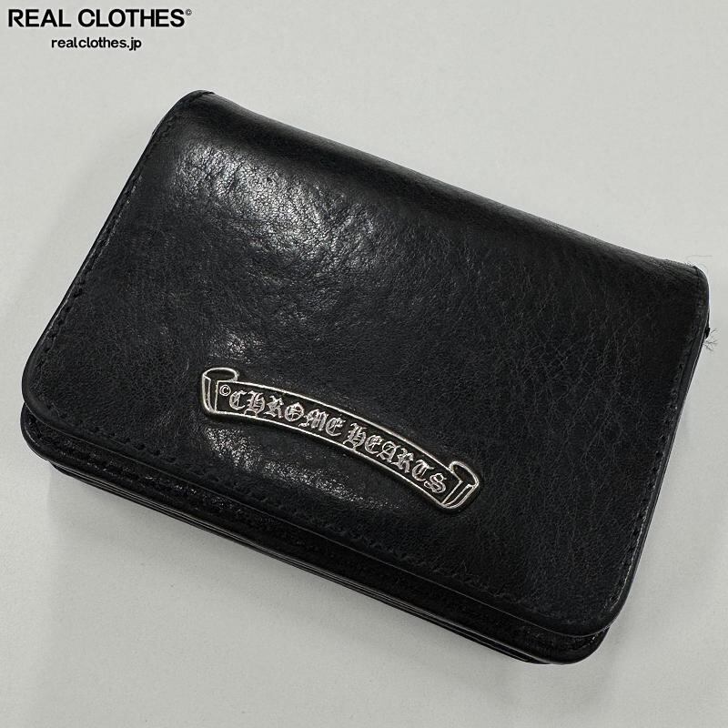 CHROME HEARTS レザーカードケース3ポケット CHROME HEARTS - 【新品未使用】3ポケット レザー カードケース | Tempt