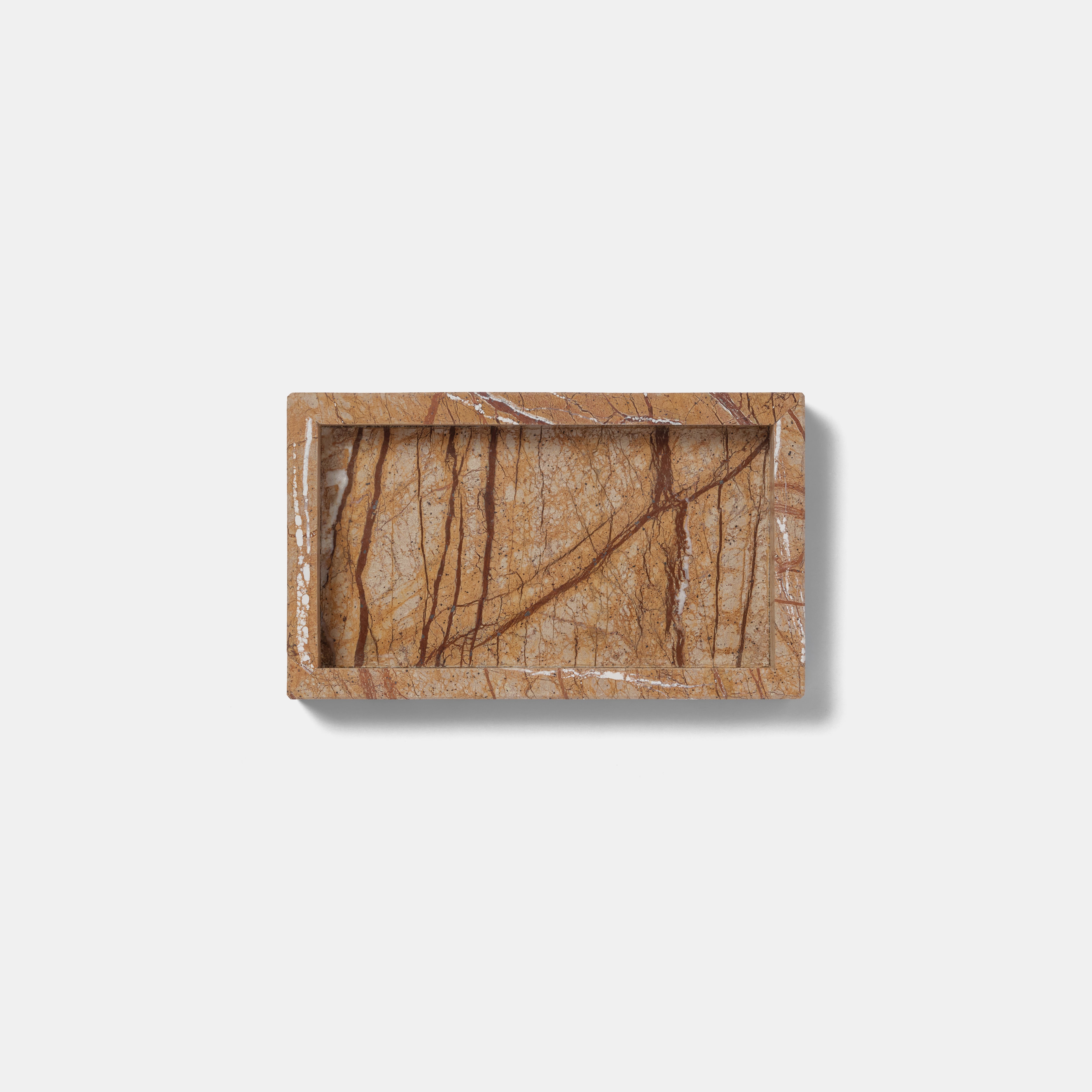 MARBLE TRAY - Bianco Carrara × Large｜大理石トレー | TOME HOME