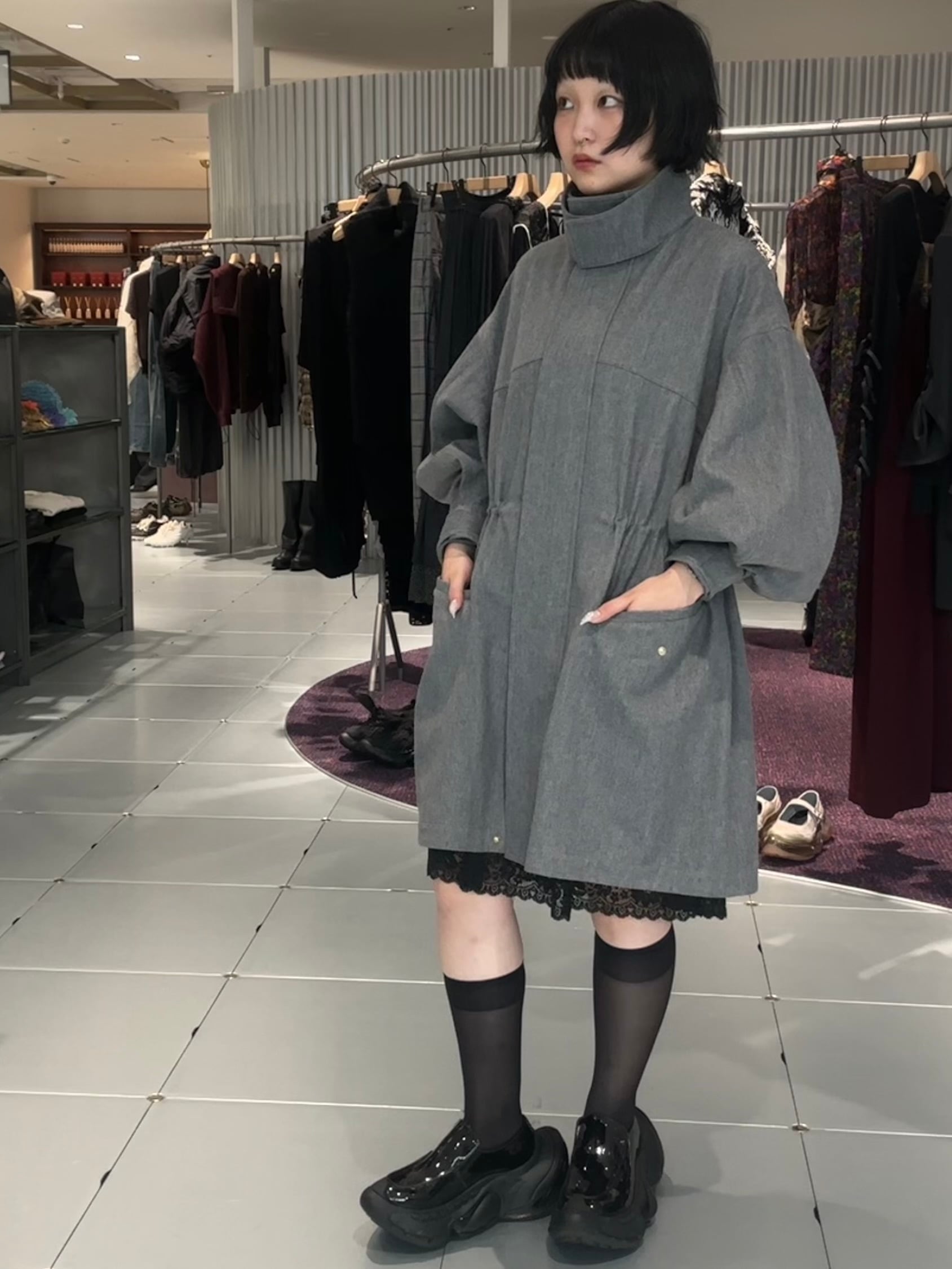 26AW | WOMEN】AKIKOAOKI アキコアオキ / アウター / Denim wool