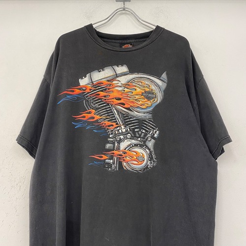 HARLEY-DAVIDSON used s/s tee SIZE:XL S4