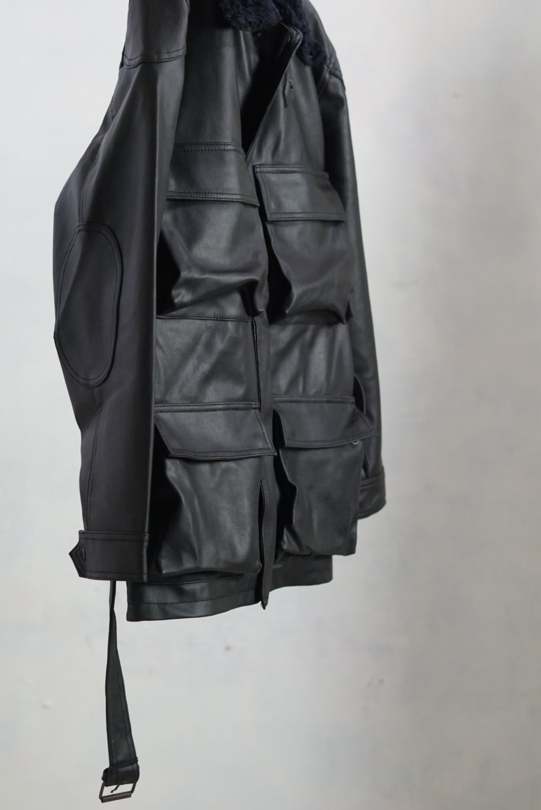 LEATHER HUNTING JACKET