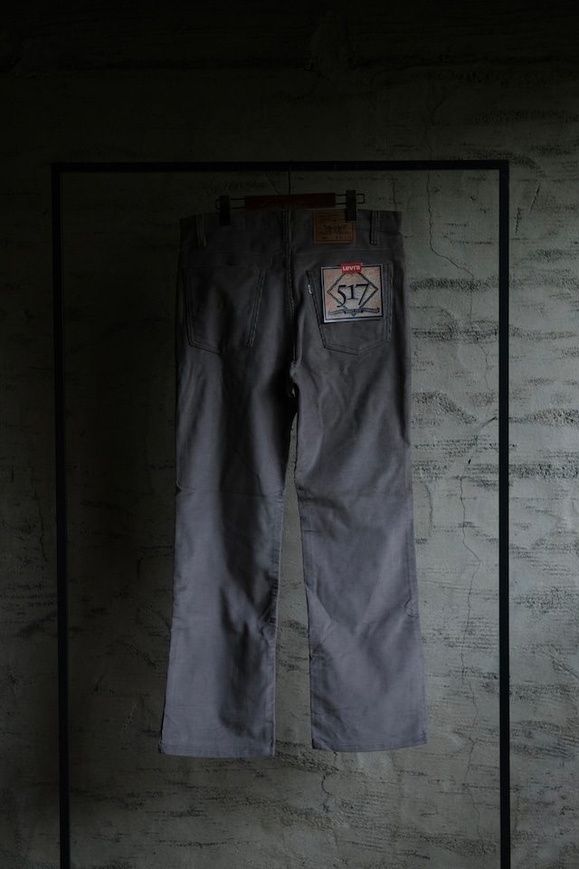 Utah／92's "Levi's" 517 corduroy pants／gray