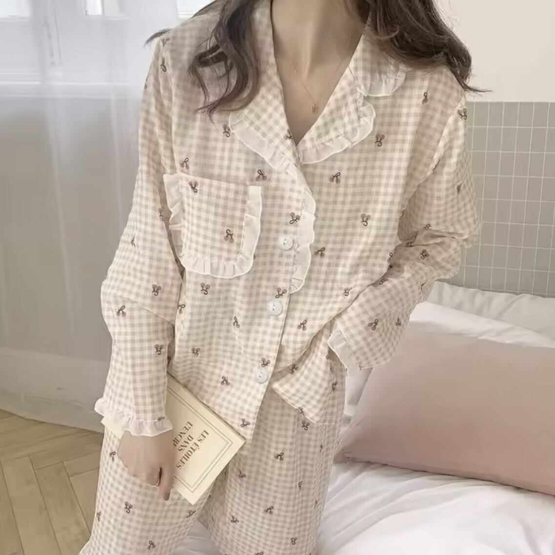 チェリーフリルパジャマ