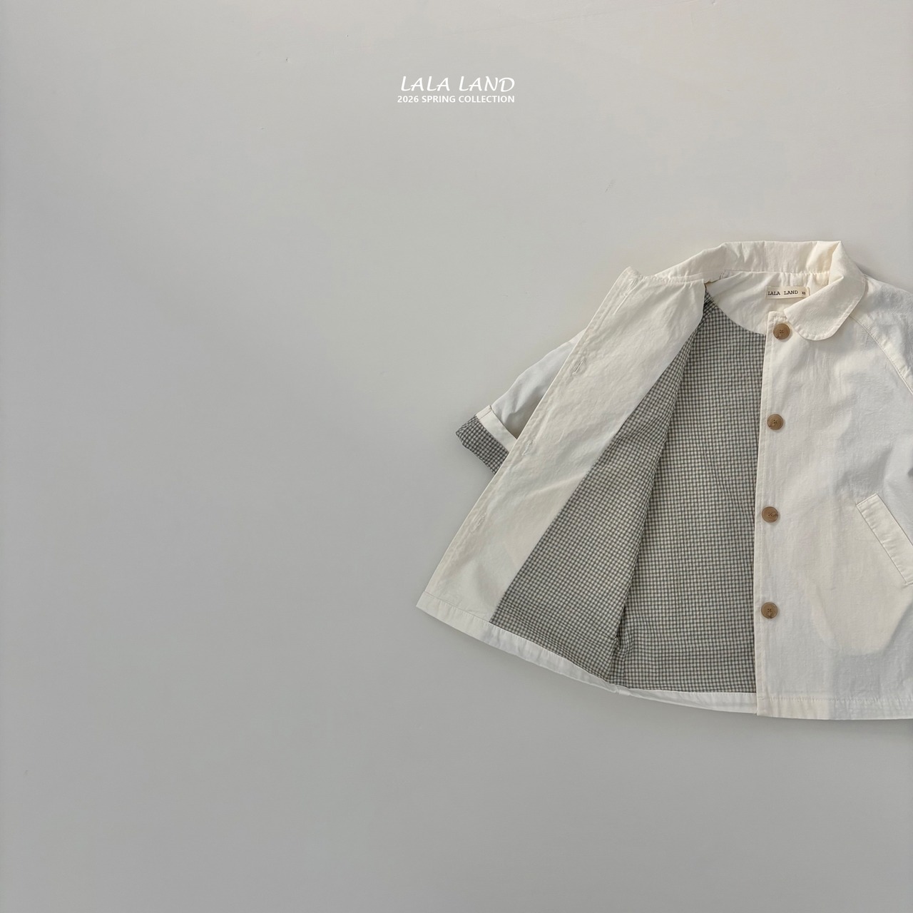 LALALAND 26/SS (Kids)Spring trench coat