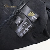 社交ダンス 衣装 gentil ジャンティトップス カットソー レッスンウェア ブラック系 黒 ドット柄 水玉 ベロア フレア袖 透け感 チュール ベロア 華やか かわいい おしゃれ 上品 大人っぽい 練習着 レッスン着 レッスン