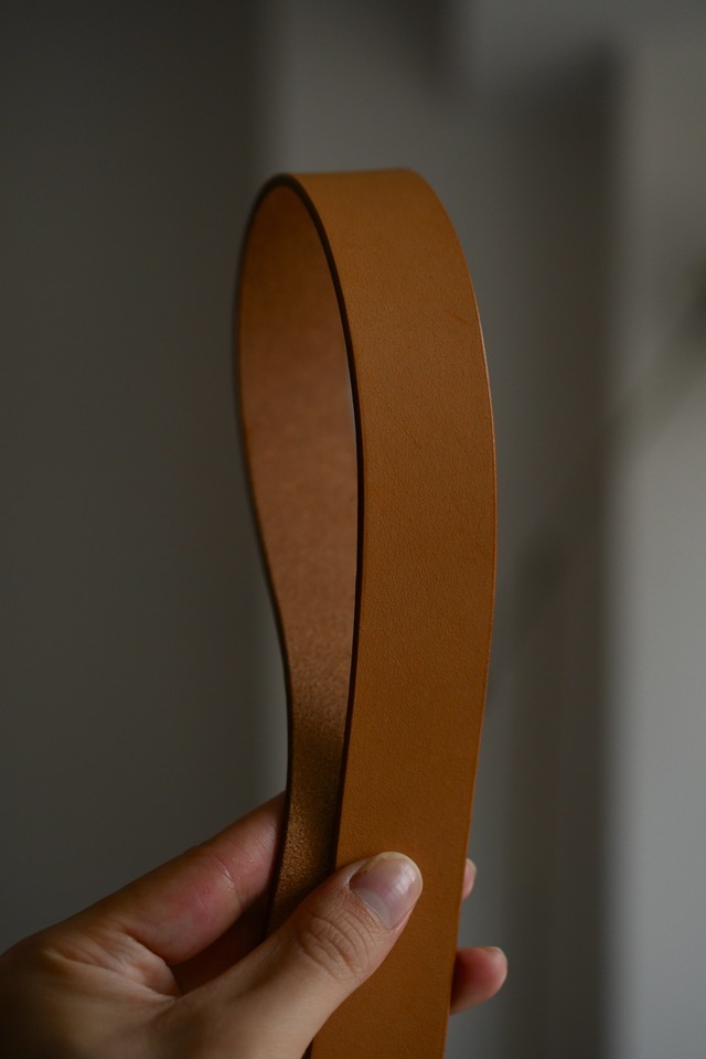 forme / Jodhpurs belt - Itary double butt (Natural)