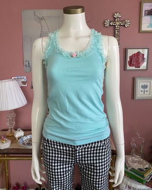 mini rose sleeveless top