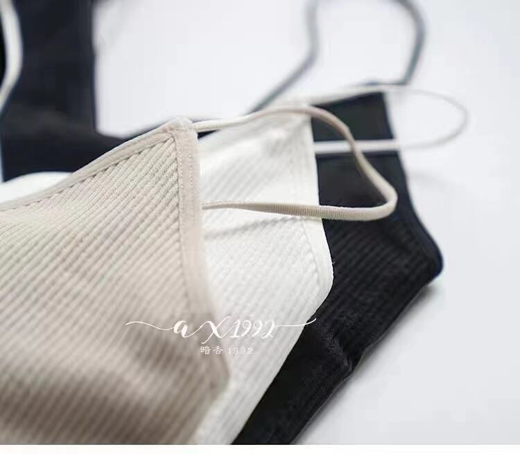 細ストラップ　リブブラトップ　AJ1040-1935