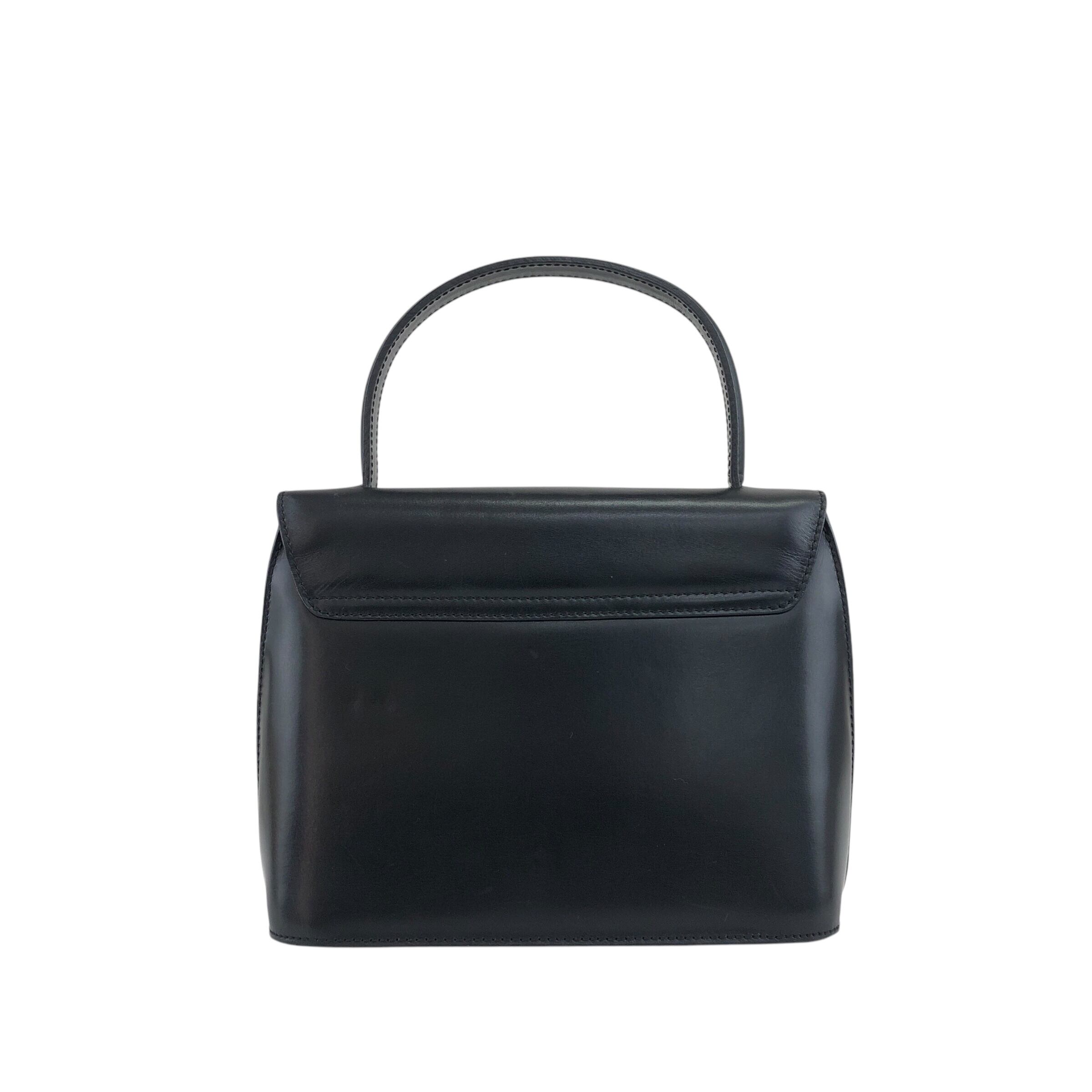 CELINE セリーヌ ハンドバッグ ブラック スターボール レザー vintage
