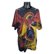 【LIQUID BLUE】リキッド・ブルー "DRAGON & KNIGHT" 90's Vintage Tシャツ