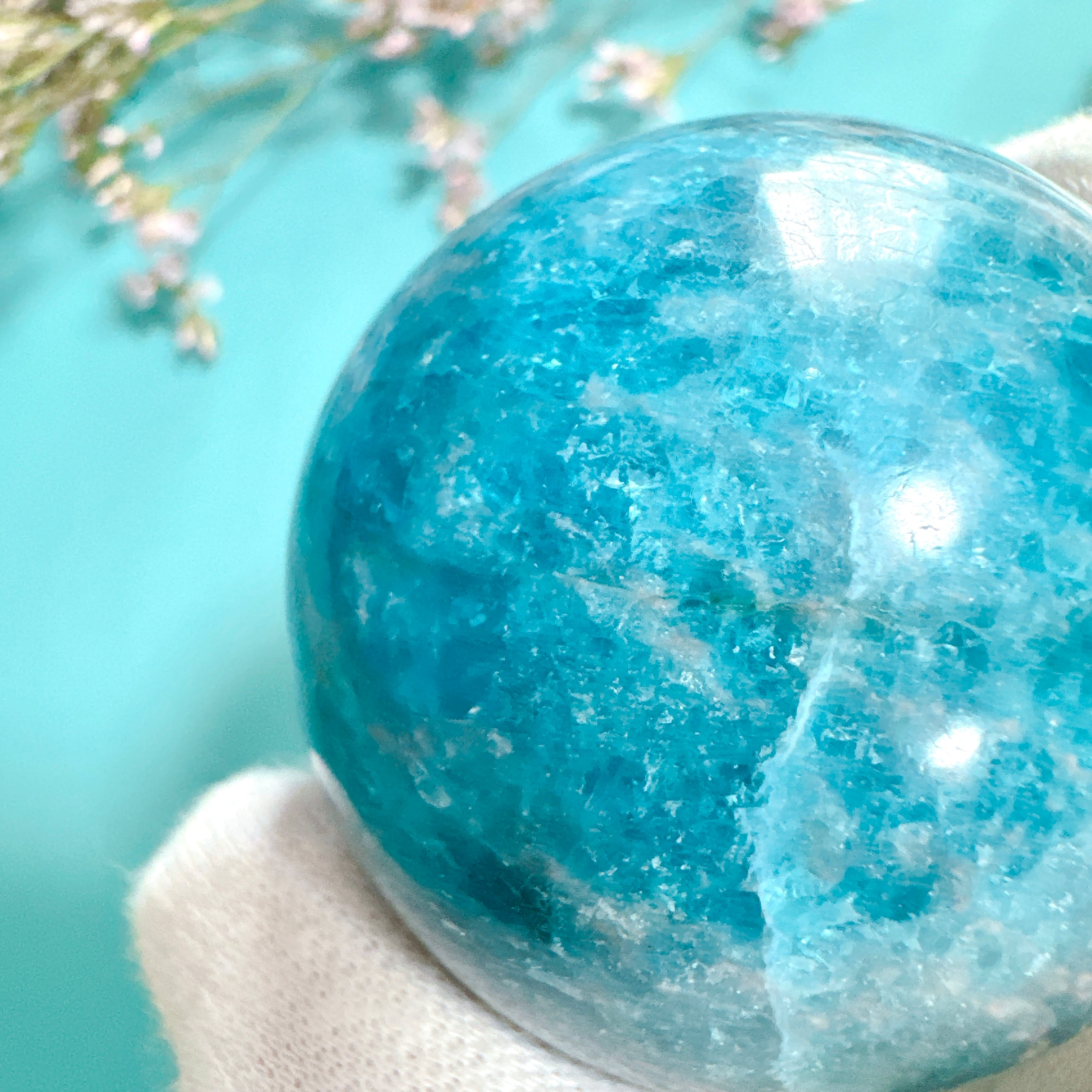 アパタイト スフィア 丸玉 天然石 | Rinolis-interior stones 天然石