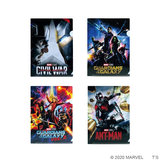 マーベル 歴代ポスターミニクリアファイルbox 柄入り ティーズファクトリー ティーズファクトリー公式オンラインshop