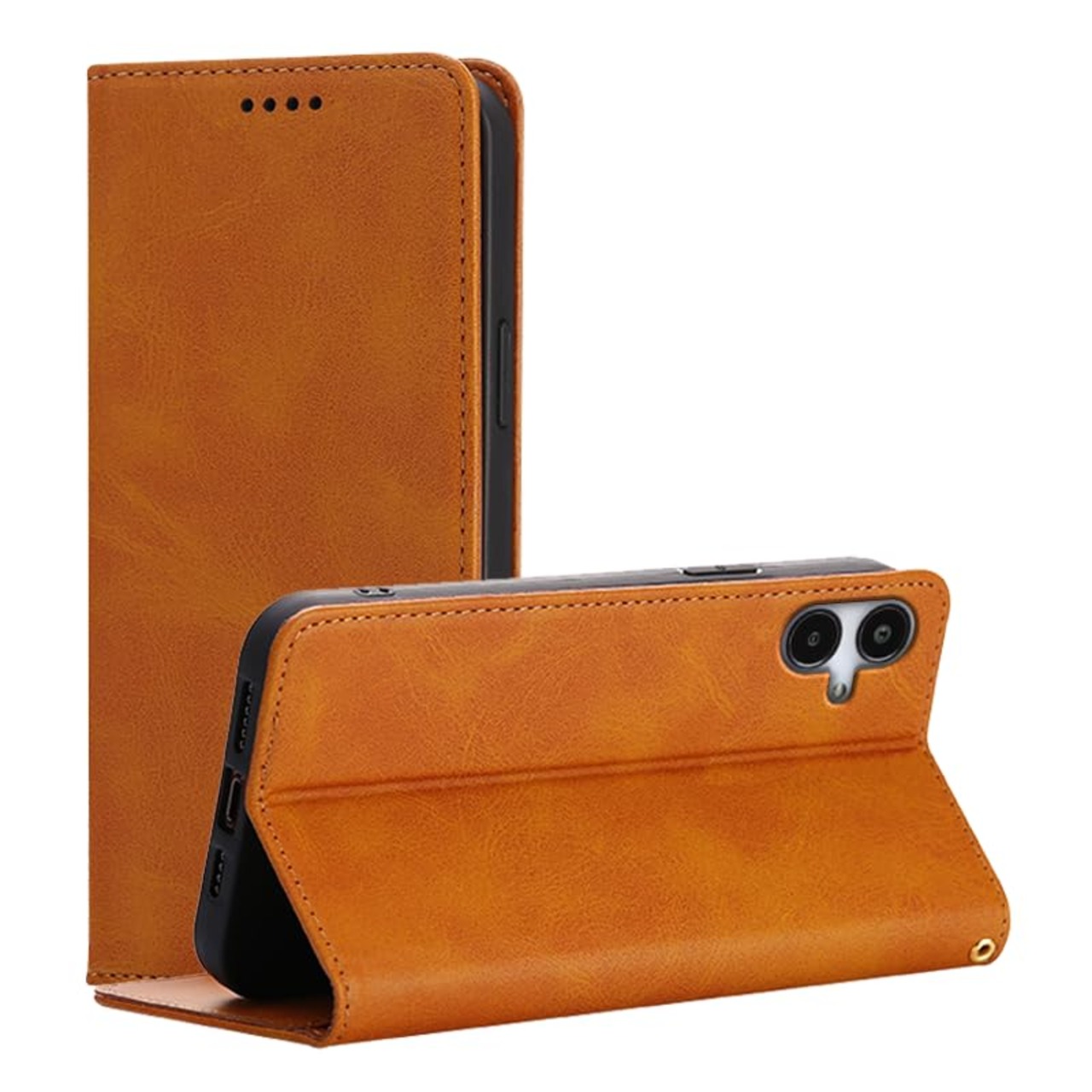 適用 Galaxy A25 5G ケース 手帳型 ギャラクシーA25 5G SC-53F SCG33 用 手帳型ケース スマホケース カバー 手帳型 PUレザー カード収納 財布型 耐衝撃 ケース マグネット スタンド機能付き 5色(Galaxy A25 5G SCG33 SC-53F 用 ケース 手帳型) (ライトブラウン)