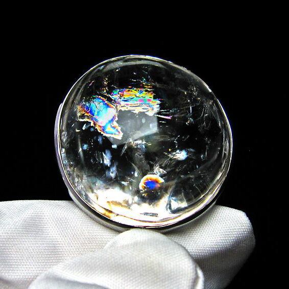 アイリスクォーツ ペンダント 虹入り 水晶 ペンダント  おまかせ便 112-6009