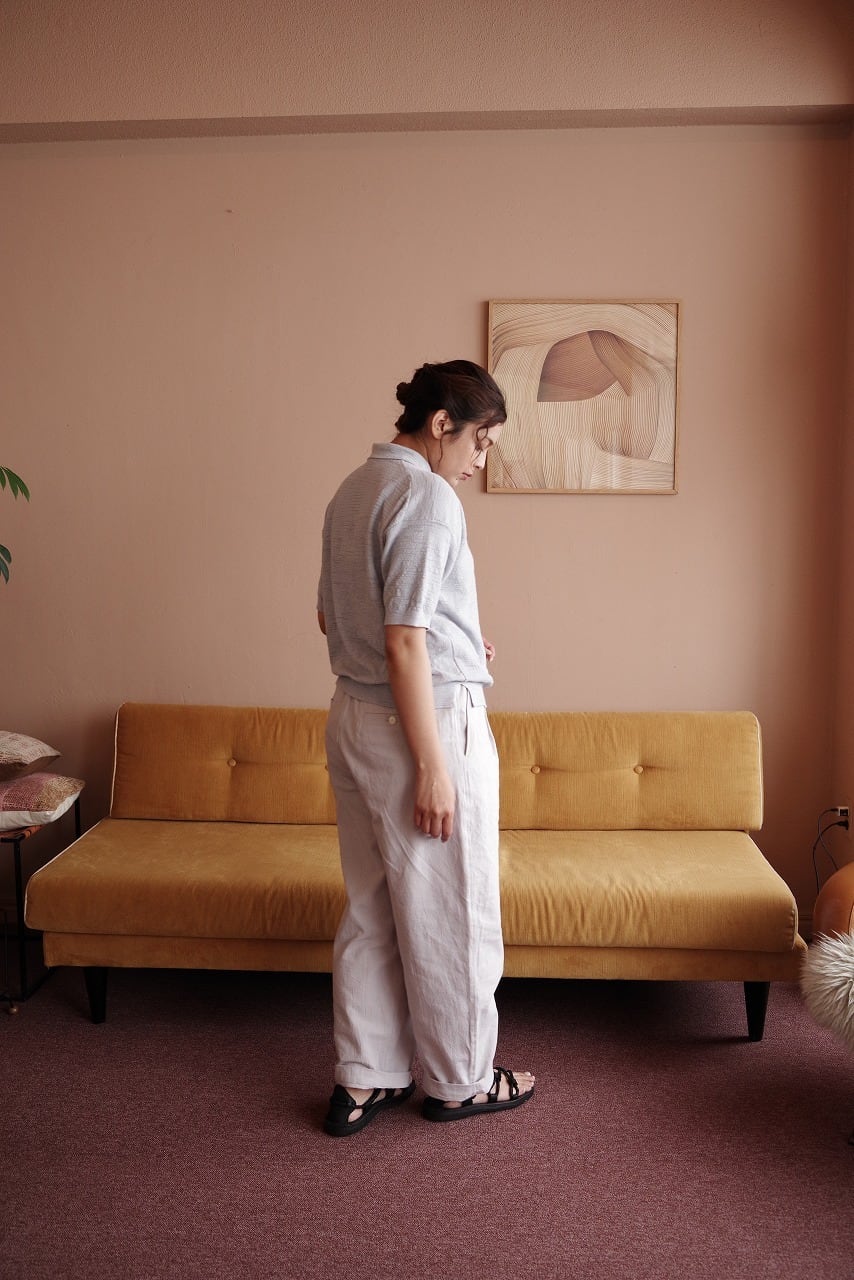 OG Slub Moss Stitch Polo S/S