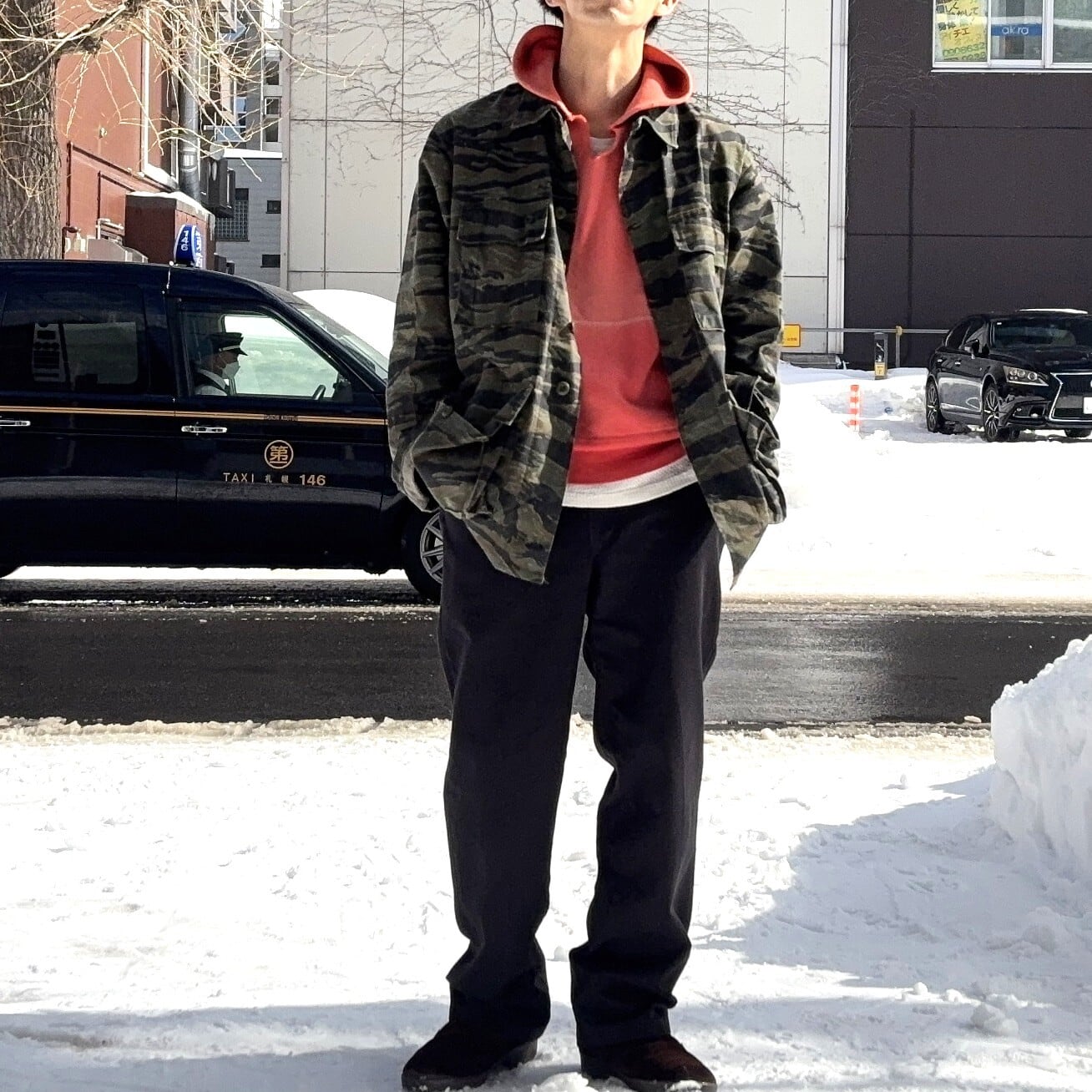 90S Dickies 874 Black Work Pants Made In Canada【W32 L32（実寸W32