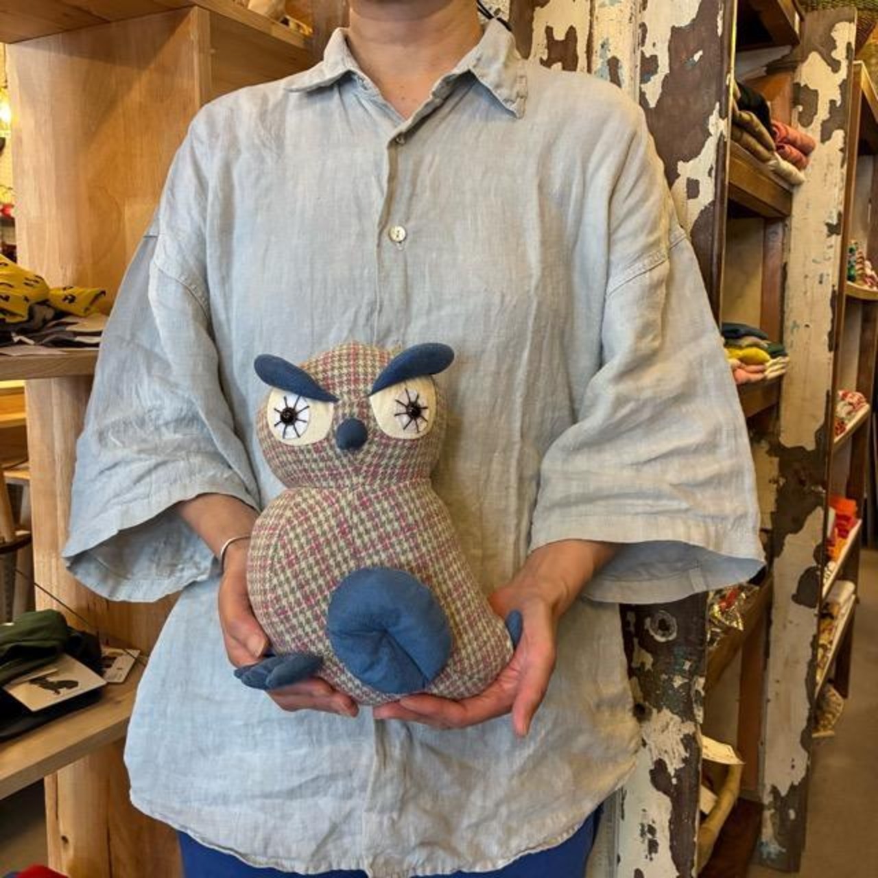 DULTON　ダルトン　ドアストッパー　オウル　DOOR STOPPER OWL　ぬいぐるみ　フクロウ　ギフト　インテリア雑貨　アニマル　ブックエンド