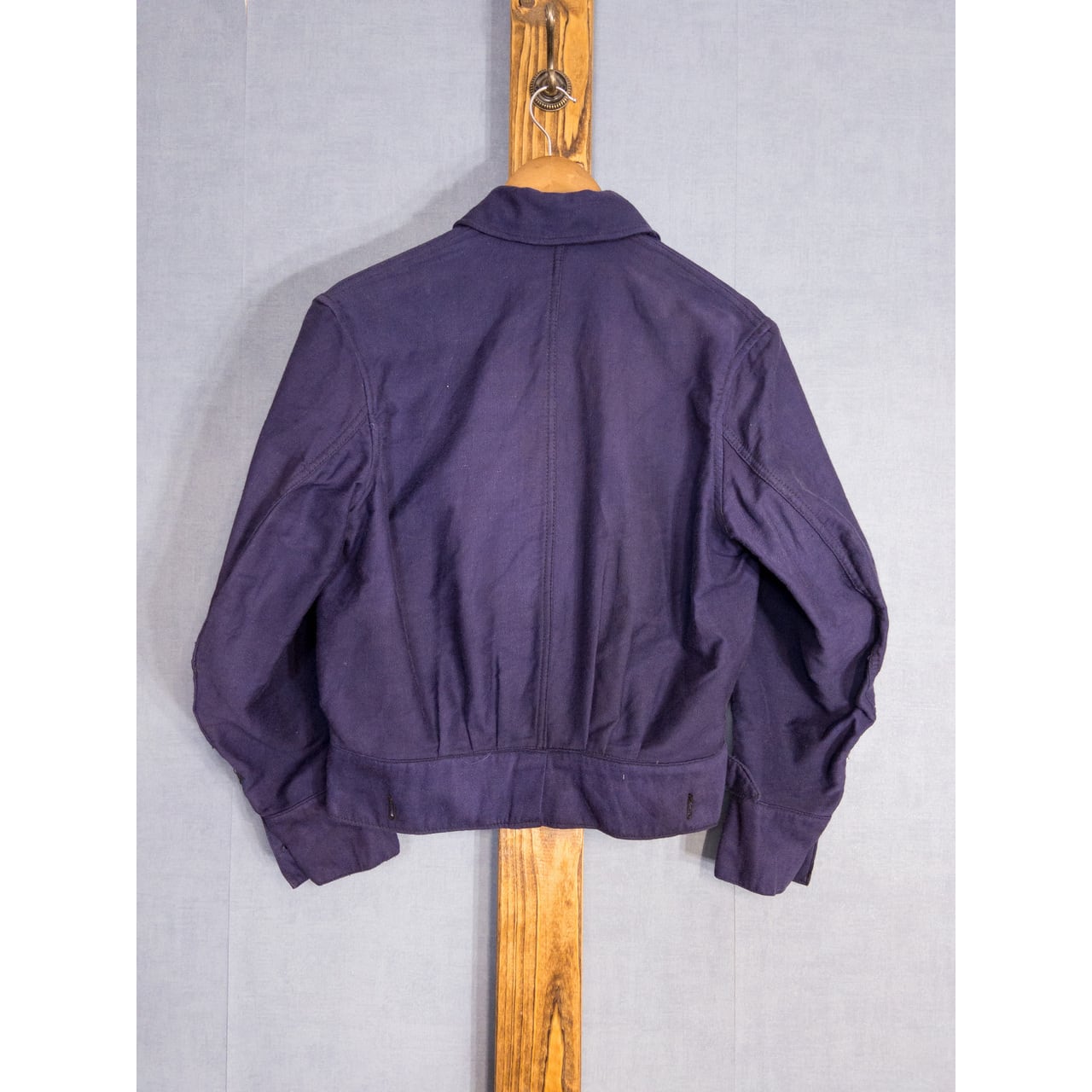 40s  Navy バトルドレスワーキングジャケット 1940s】