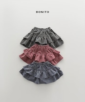 【取寄/韓国直送】BONITO 26/AT チェックカンカンスカート|夏服|韓国子供服