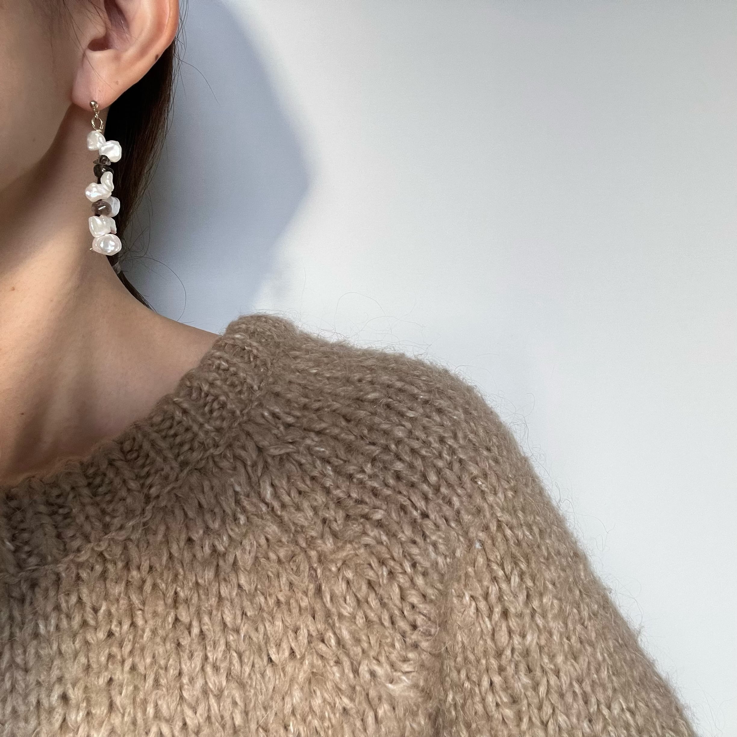 14kgf ピアス スモーキークォーツDRIES VAN NOTEN 香水 | ヤマダウェブコム
