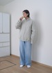 awasa " Be prepared × awasa  "SPN" ジップジャケット ( Gray )"