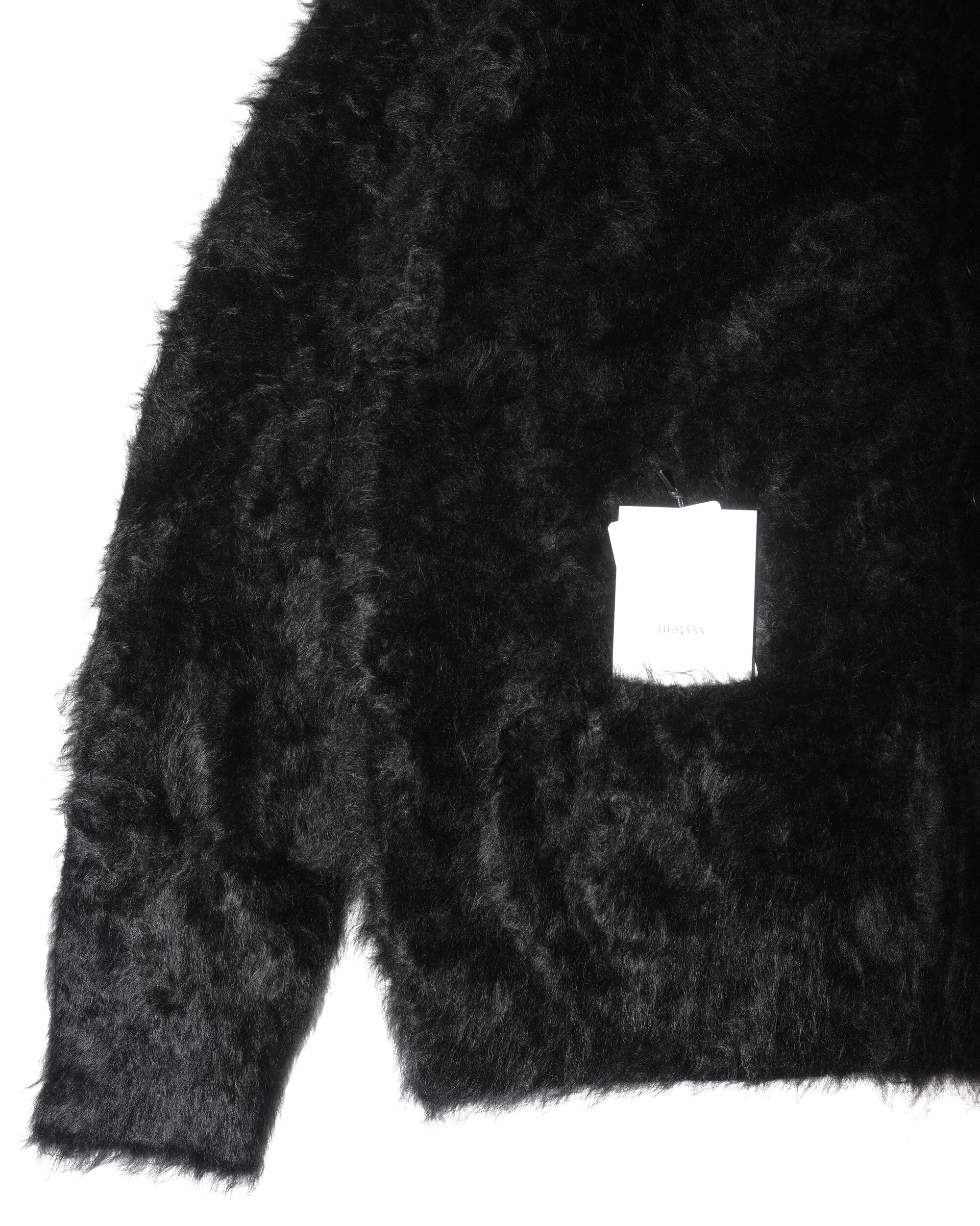 maatee&sons Cashmere shaggy cardigan 黒 新品MAATEE&SONSマーティアンドサンズwagamama別注シャギー