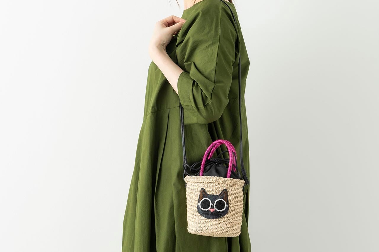 アジョリーかごバッグ a-jolie かごバッグ カゴバッグ 「a-jolie/アジョリー」パール