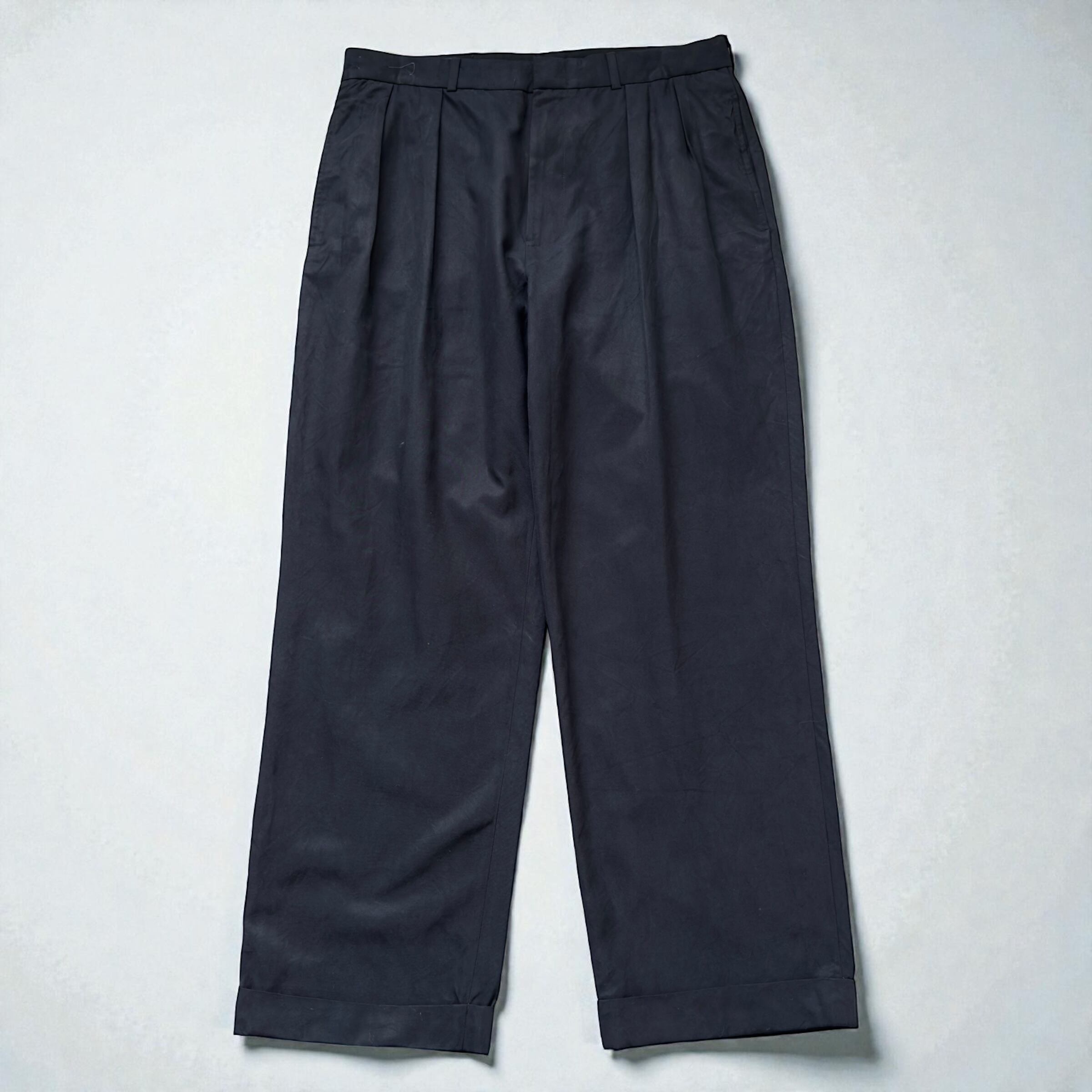 90s Polo Ralph Lauren Silk Two Tuck Slacks | COMPOSITE STORE